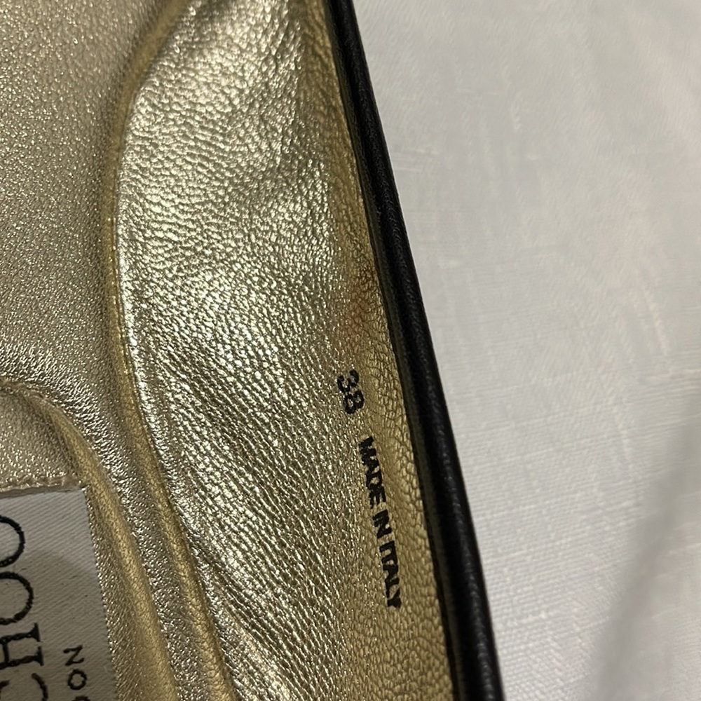 Like New Jimmy Choo black gems stones size 38 - Picture 3 of 6